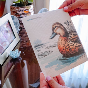 Eco-Friendly Swedish Dishcloths - Mottled Duck Set of 3 (Paper Towel Replacements)
