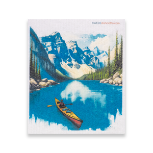 Eco-Friendly Swedish Dishcloths - Mixed Lake Set of 3 (Paper Towel Replacements, One of Each Design)