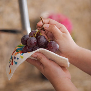 Eco-Friendly Swedish Dishcloths - Mixed Gnomes Set of 3 (Paper Towel Replacements, One of Each Design) - SWEDEdishcloths.com
