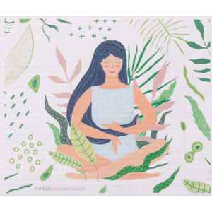 Connecting with Nature Set of 3 cloths (One of each design) Swedish Dishcloths ECO  Absorbent Cleaning Cloth