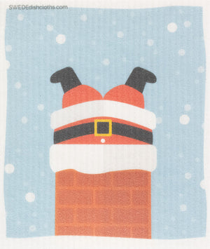 Christmas Mixed Santa Set of 3 (One of each design) Paper Towel Replacements | Swededishcloths