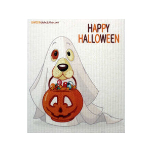 Mixed Halloween "B" Set of 3 cloths (One of each design) Swedish Dishcloths ECO  Absorbent Cleaning Cloth
