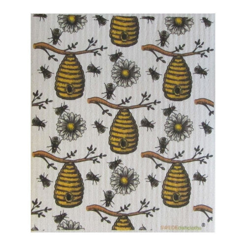 Bees/Honey One cloth Swedish Dishcloths | ECO Friendly Absorbent Cleaning Cloth - SWEDEdishcloths.com