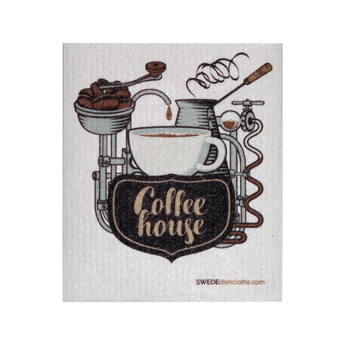 Swedish Dishcloth One Swedish Dishcloth CoffeeHouse Design - SWEDEdishcloths.com